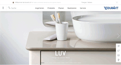 Desktop Screenshot of duravit.ch