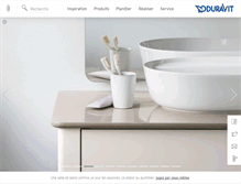 Tablet Screenshot of duravit.fr