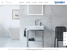 Tablet Screenshot of duravit.in
