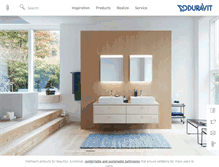 Tablet Screenshot of duravit.com