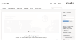 Desktop Screenshot of pro.duravit.de