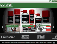Tablet Screenshot of duravit.pt