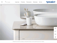 Tablet Screenshot of duravit.pl